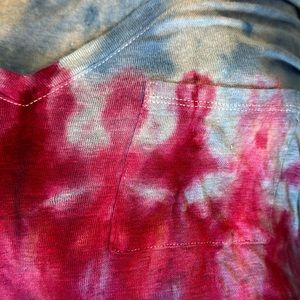 Tie Dye Linen Blouse